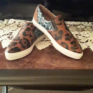 Coach Animal Print Loafers